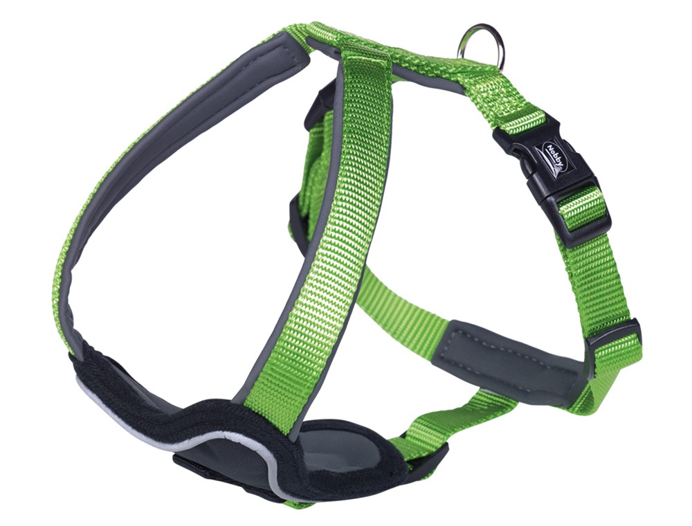 Ham pentru câini Comfort 'Classic Preno' | verde/gri | L: 30-35 cm; W: 15 mm