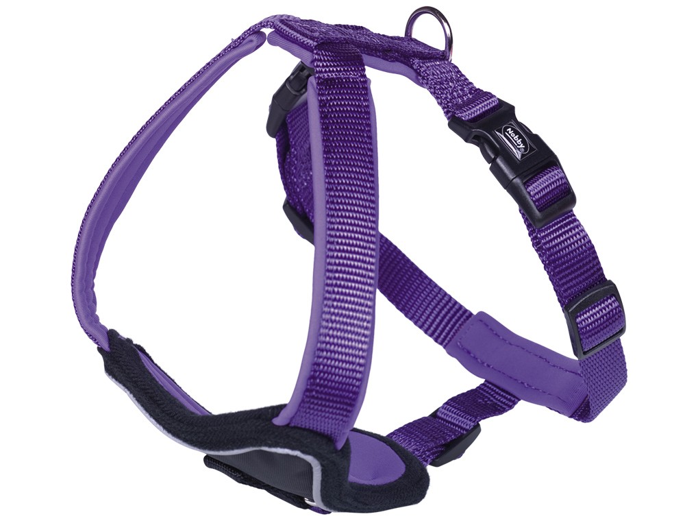 Ham pentru câini Comfort 'Classic Preno' | mov/mov | L: 90-110 cm; W: 35 mm