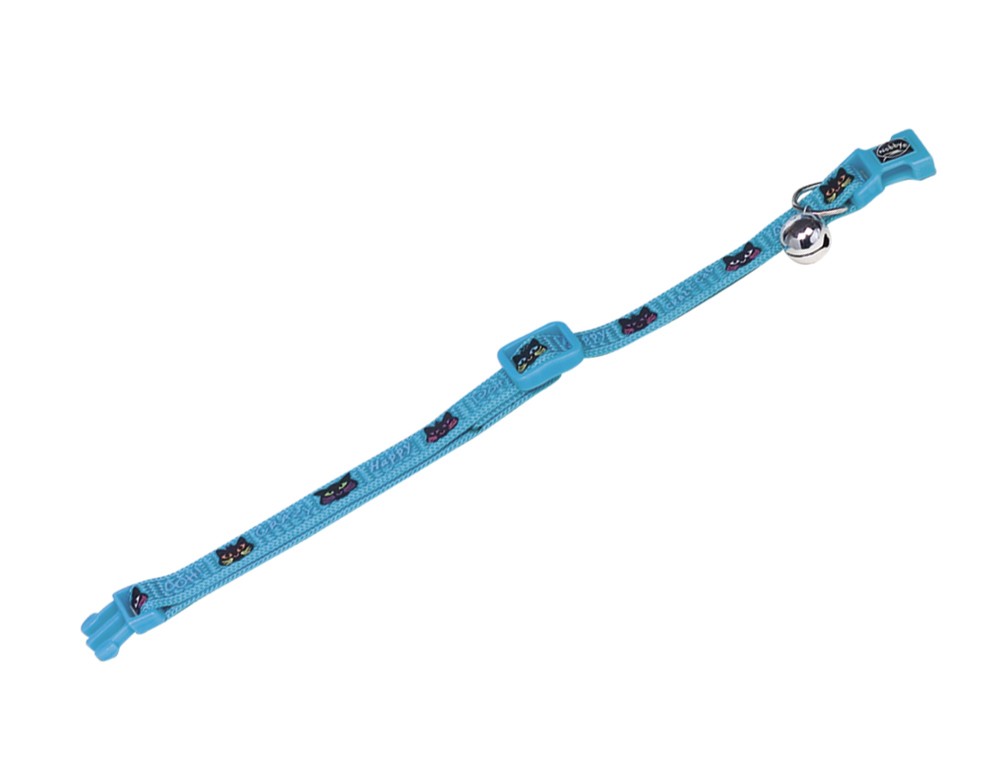 Zgarda pentru pisici 'turcoaz'