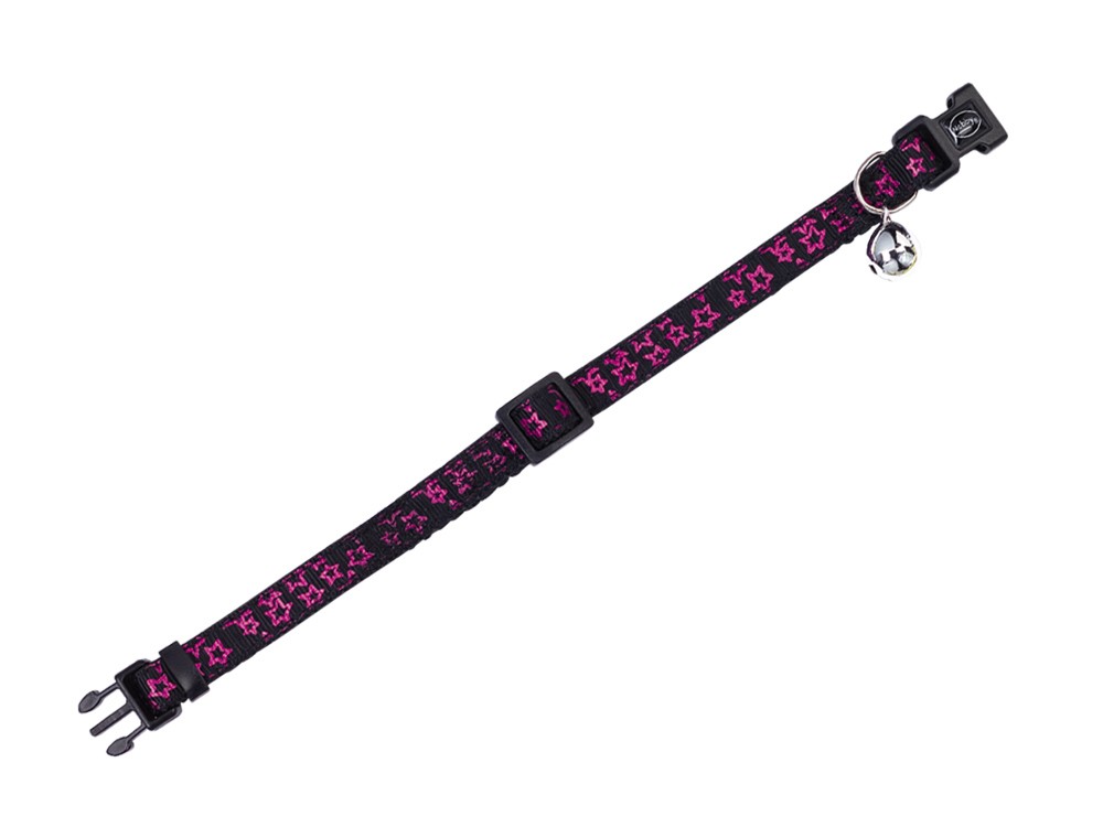 Zgarda pentru pisici 'Star' | negru