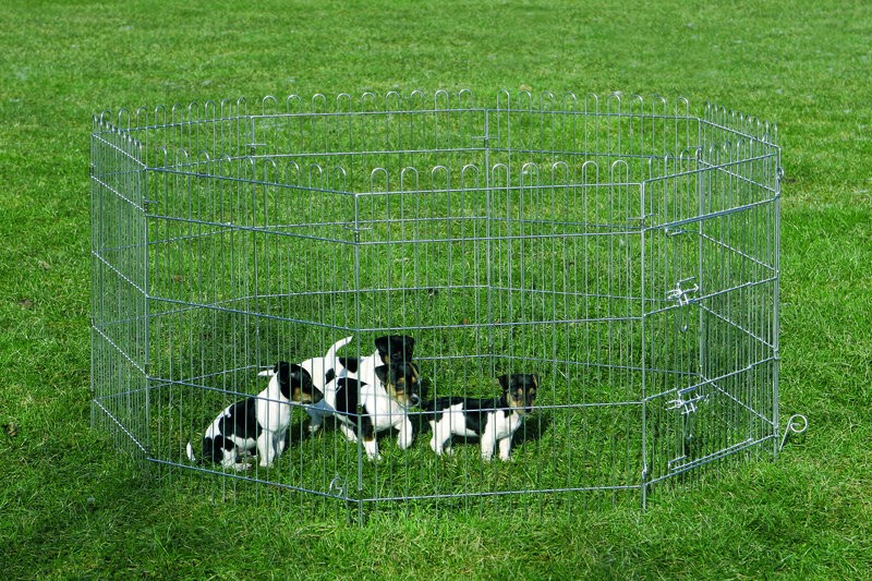 Zincat 6 Elemente 76 X 61 CM pentru câini