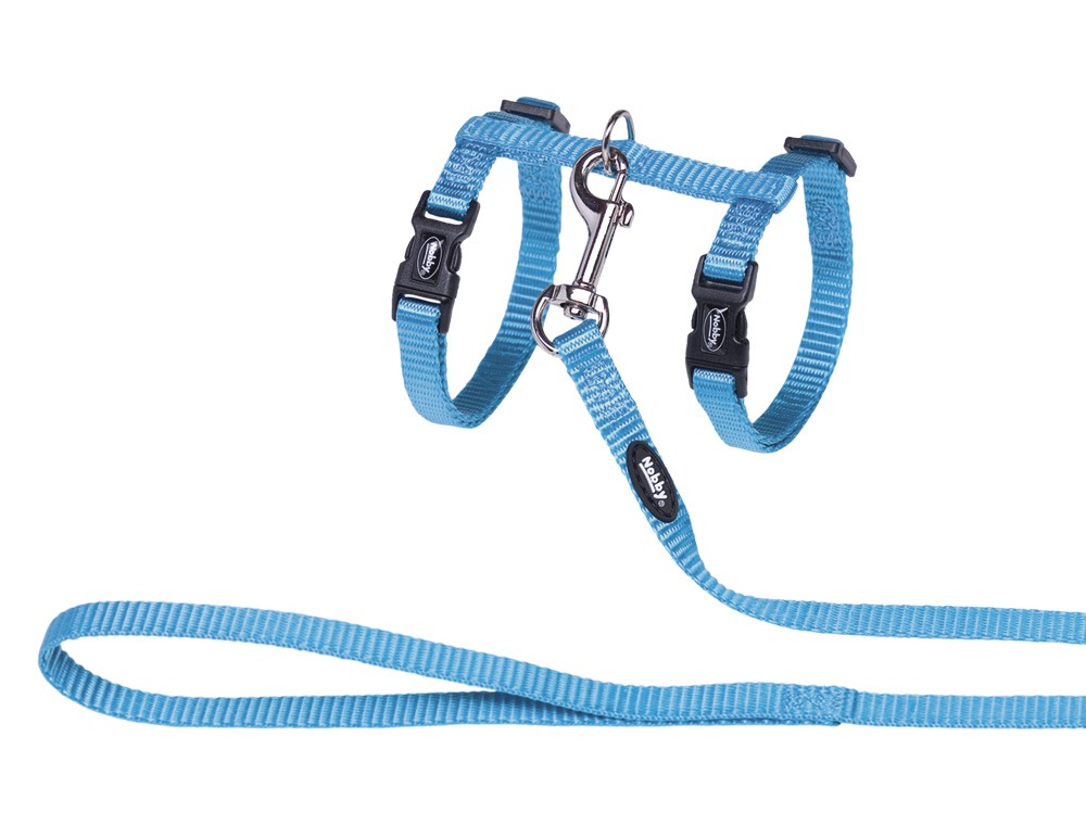 Set Ham si Lesa pentru pisici, albastru deschis