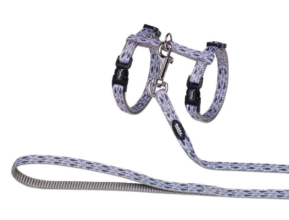 Set pentru pisici 'Fish Grey' | gri