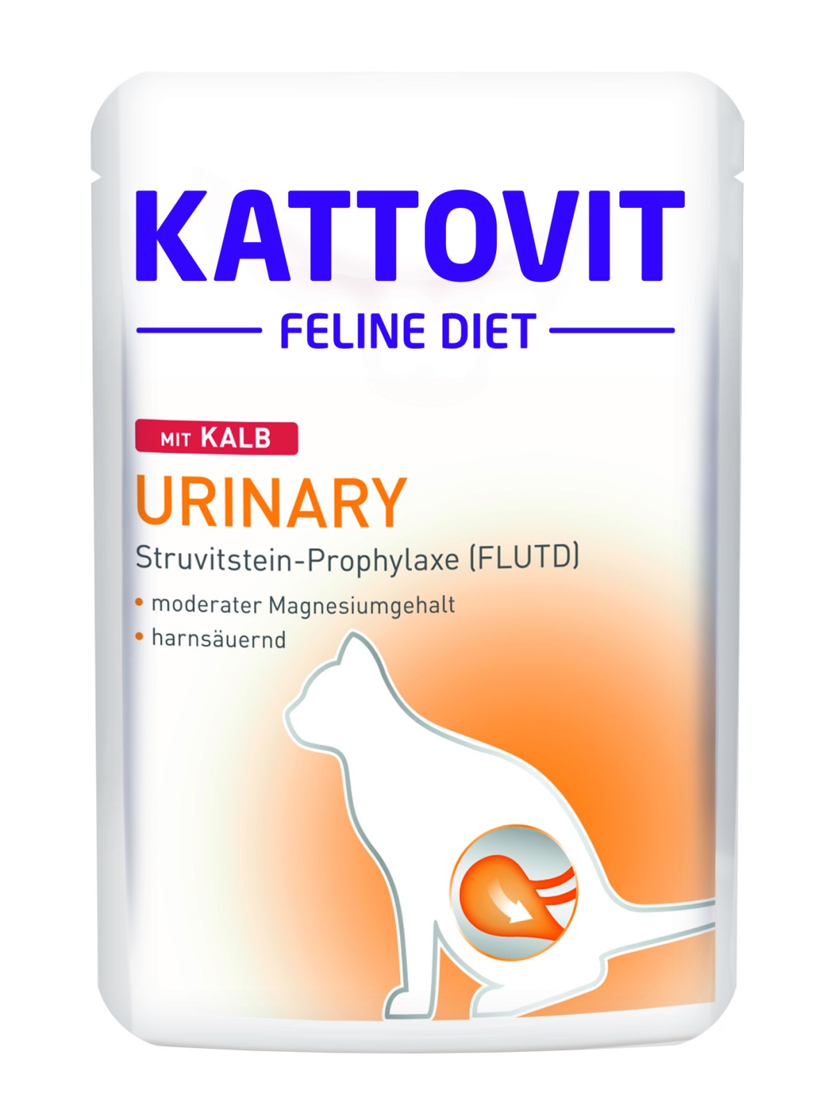 KATTOVIT FELINE DIET 24x85g Plic - Urinary cu vitel