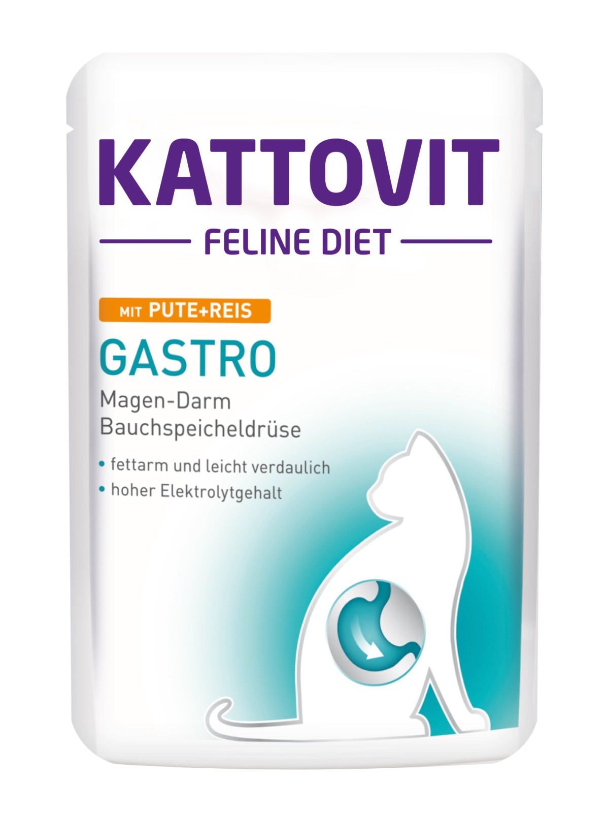 KATTOVIT FELINE DIET 24x85g Plic - Gastro curcan + orez