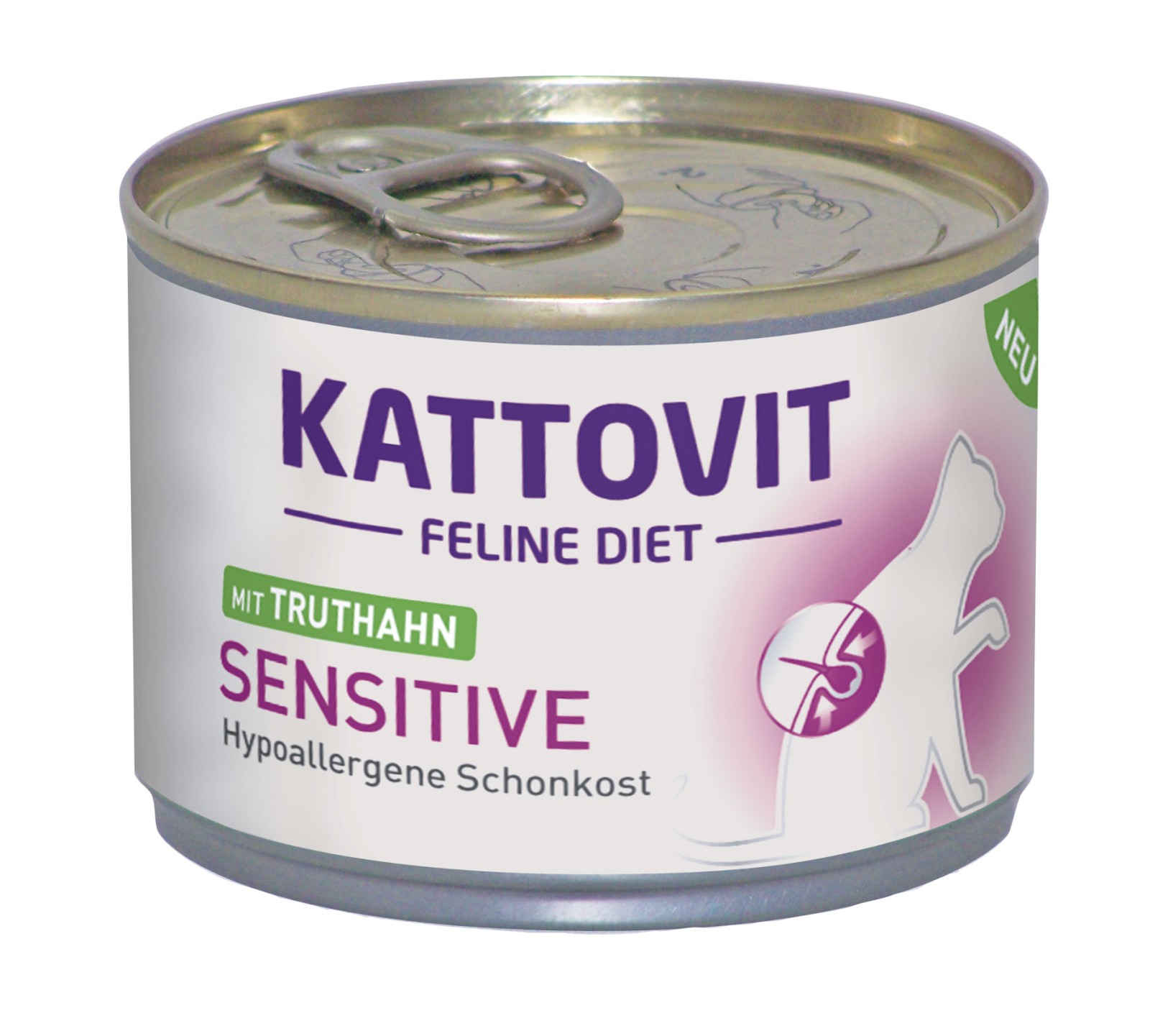 KATTOVIT FELINE DIET 12x175g Conserva - Sensitive cu curcan