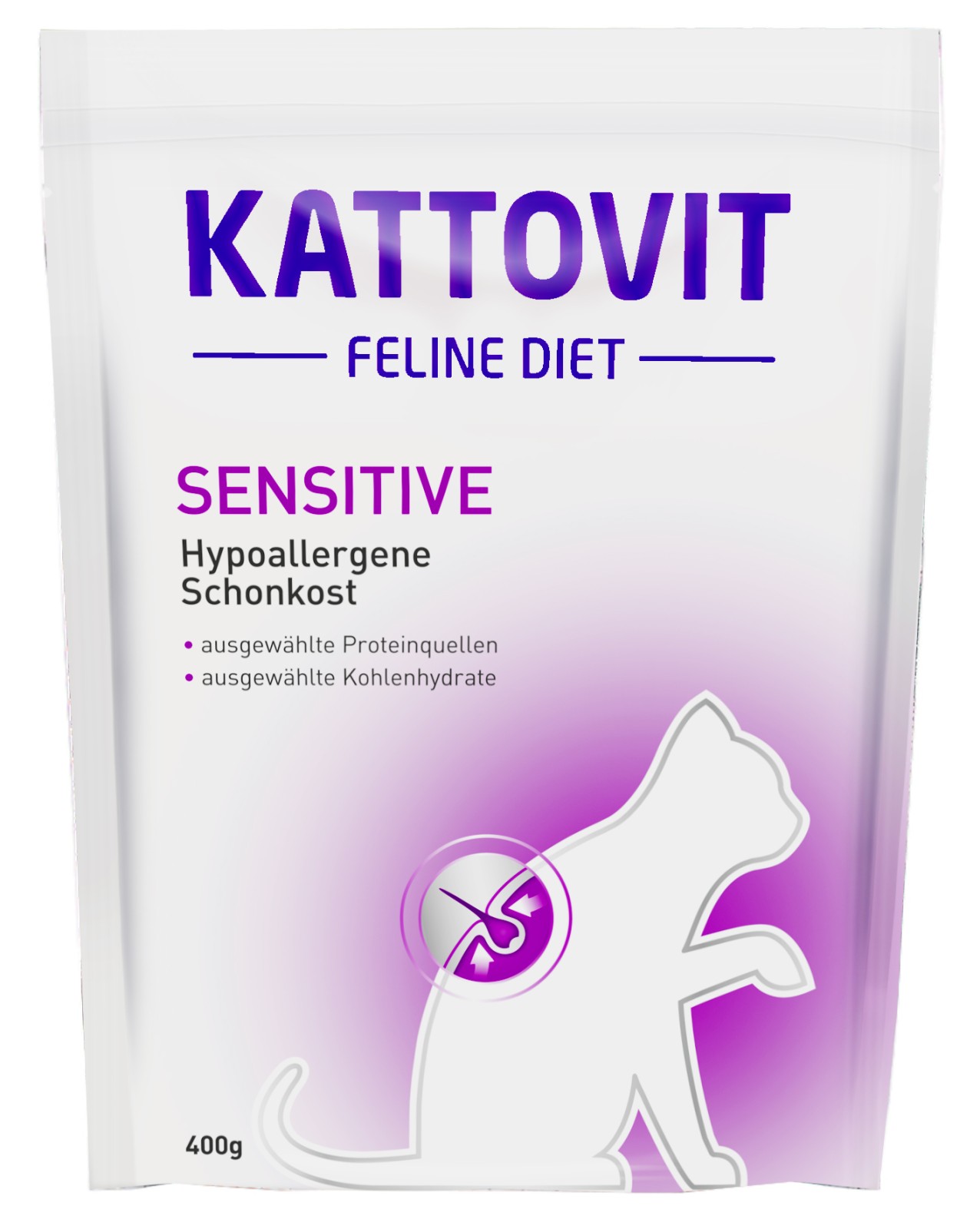 KATTOVIT FELINE DIET 6x400g Sac (Hrana uscata) - Sensitive pentru pisici