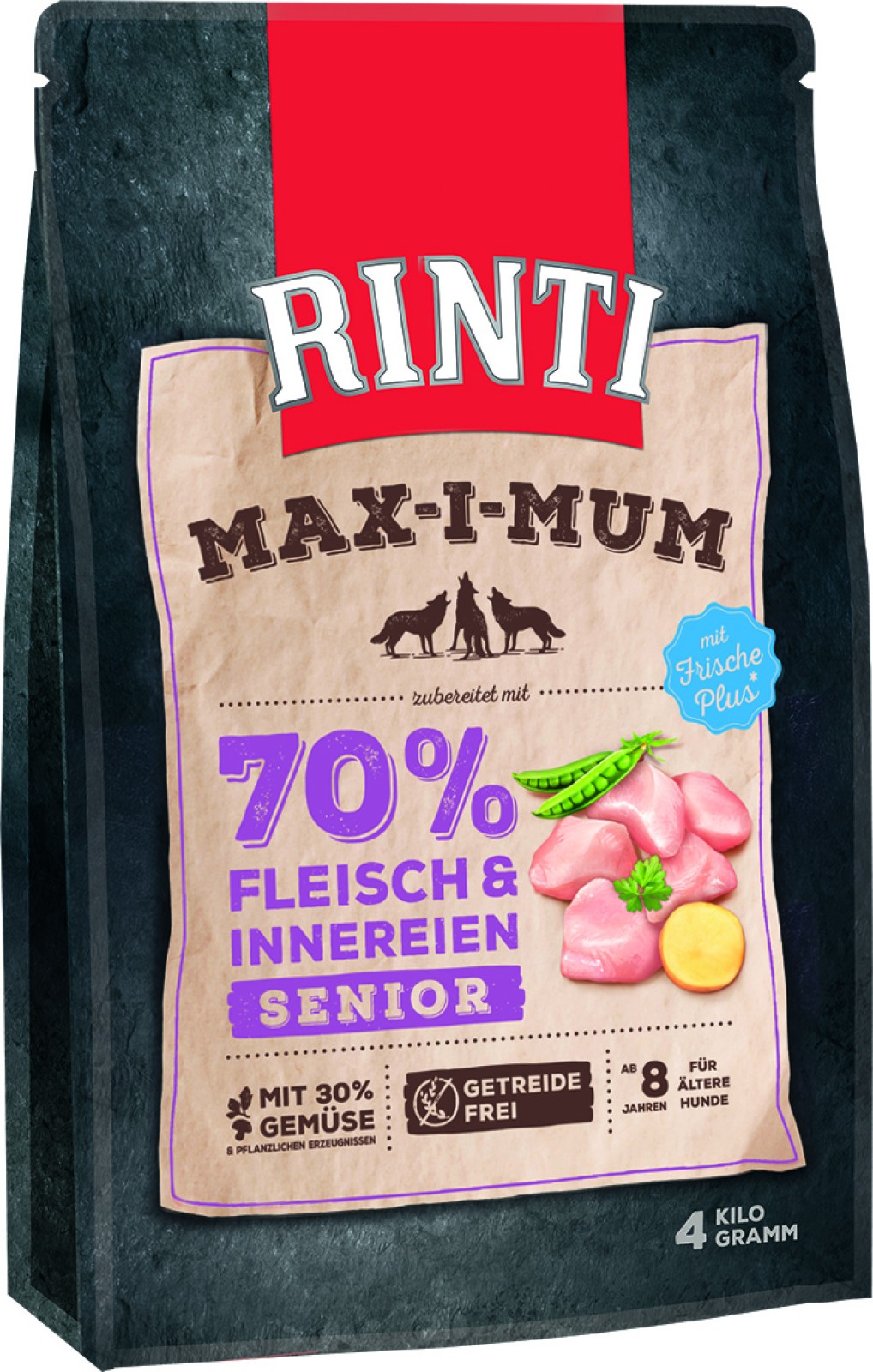 RINTI MAX-I-MUM 2x4kg Sac - Senior cu pui