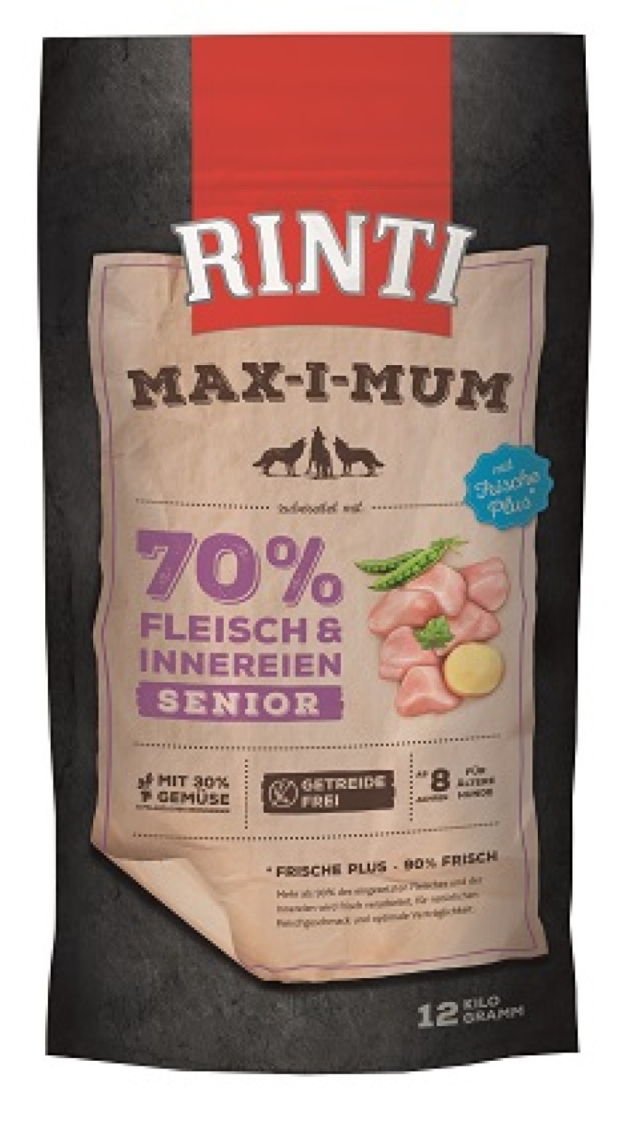 RINTI MAX-I-MUM 12kg Sac - Senior cu pui