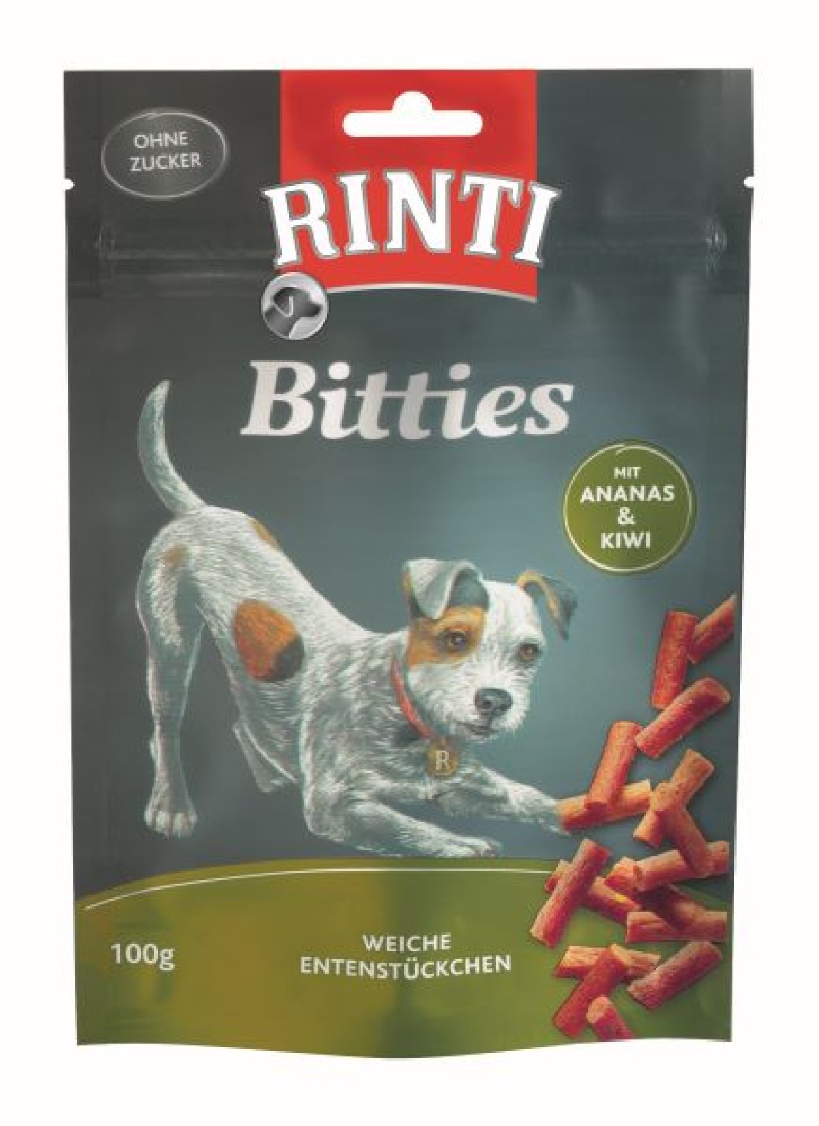 RINTI BITTIES 12x100g Punga - Rata cu ananas & kiwi