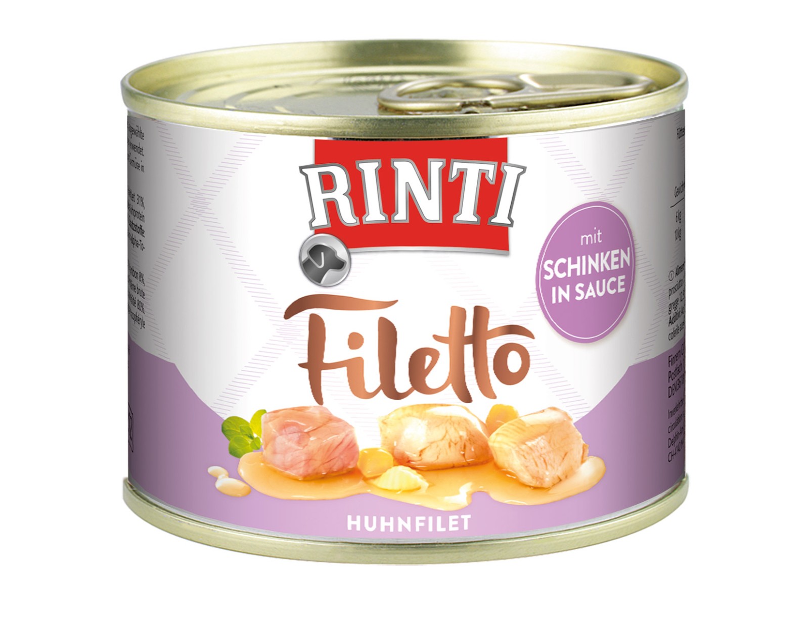 RINTI FILETTO 12x210g Conserva - Pui & Sunca in sos pentru caini