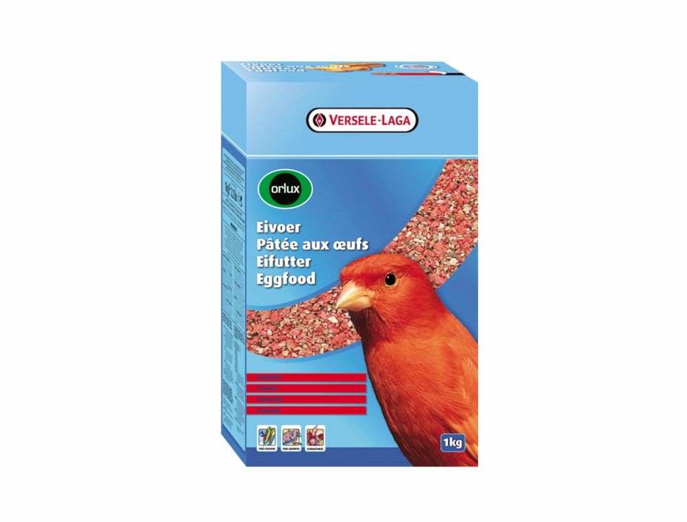 Hrana pasari | Hrana din oua pentru canari rosii "ORLUX EGGFOOD DRY CANARIES RED" | 1 KG
