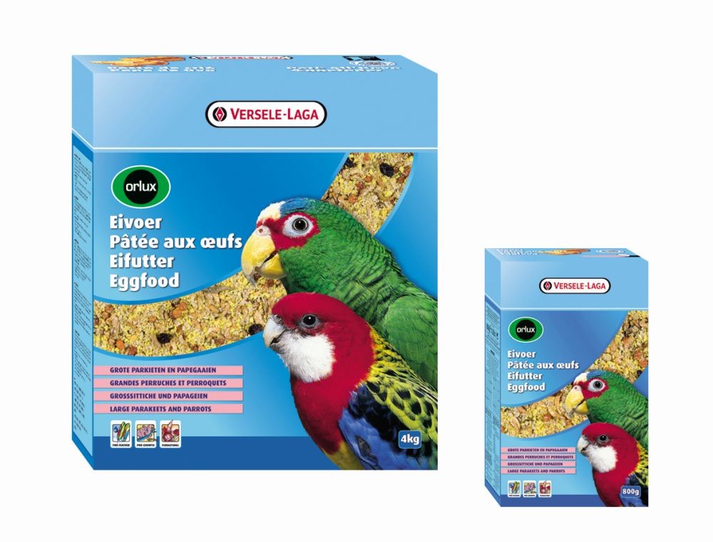 Hrana pasari | Hrana din oua pentru papagali "ORLUX EGGFOOD DRY FOR PARAKEETS AND PARROTS" | 800 G