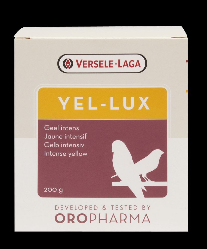 Vitamine pasari | Colorant galben " ORLUX YEL-LUX YELLOW INTENSIVE" | 200 G