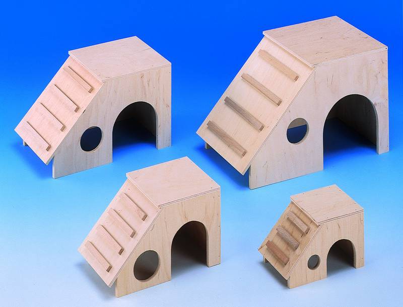 RODENT HOUSE "RONNY", SMALL; 14,5 X 9,0 X 8,5 CM