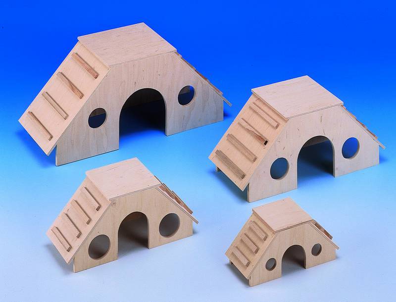 RODENT HOUSE "MECKI", SMALL; 20,0 X 9,0 X 8,5 CM