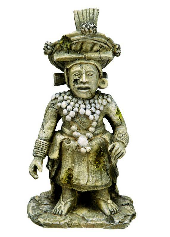 Accesorii pesti | Ornament pentru acvariu | "MAYA DEITY" | L11 X W8 X H20,8 CM