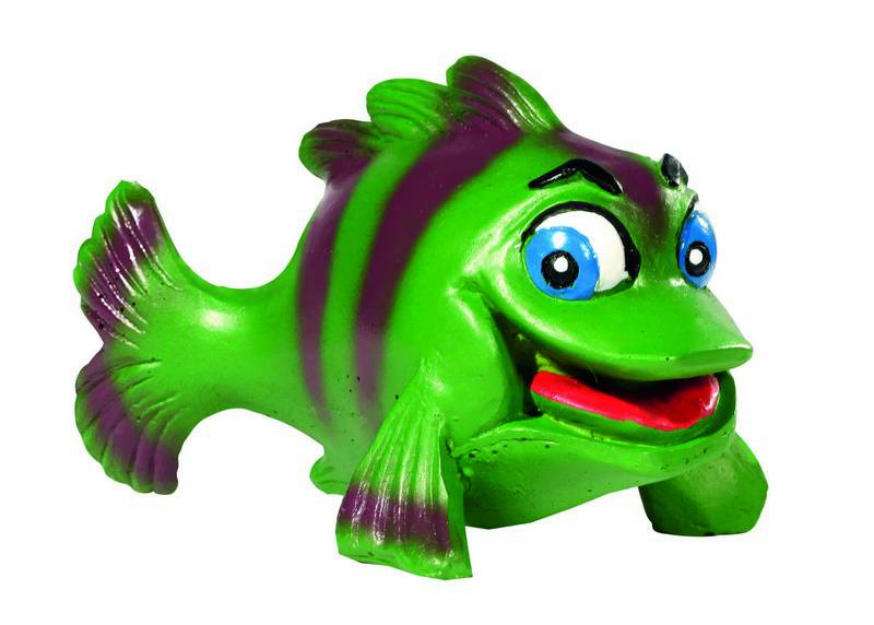 Accesorii pesti | Ornament pentru acvariu | "FISH FREDDY" | L9 X W6,5 X H5,5 CM