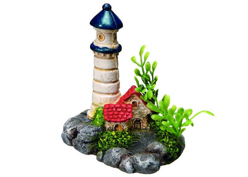 Accesorii pesti | Ornament pentru acvariu | "LIGHTHOUSES" | asortate |  7,5-8,5 CM | 6 buc.