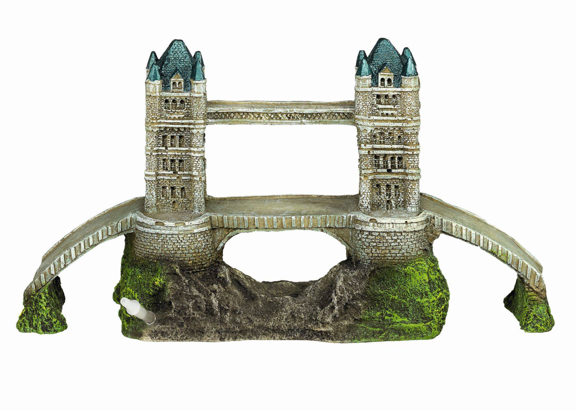 Accesorii pesti | Ornament pentru acvariu | "LONDON BRIDGE" | L32,5 X W11,3 X H16,5 CM