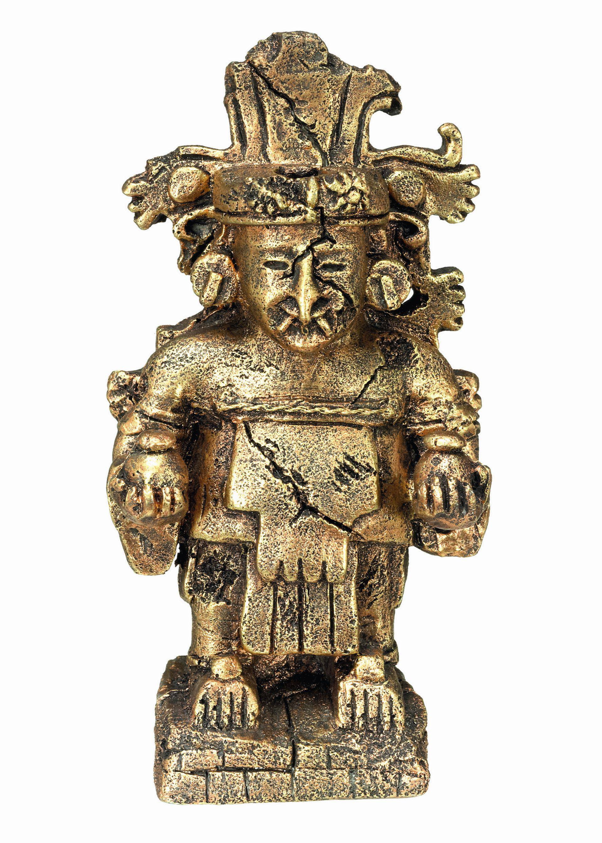 Accesorii pesti | Ornament pentru acvariu | "MAYA DEITY" | L10,3 X W8,5 X H19 CM