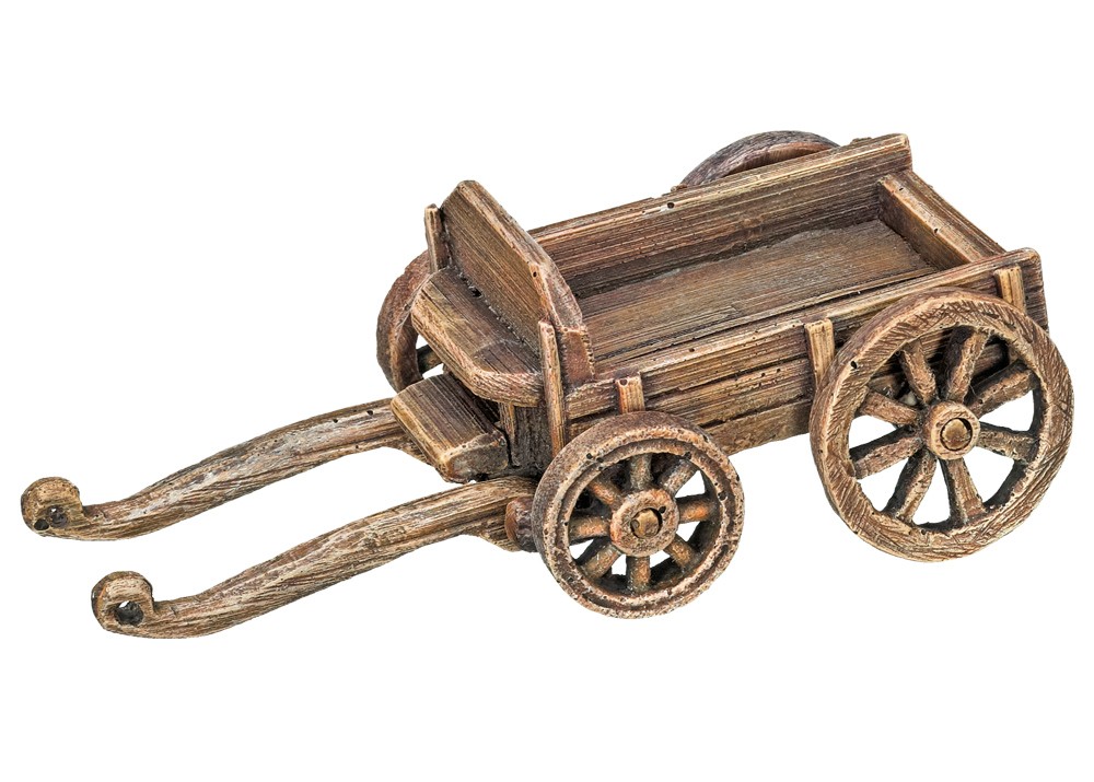 Accesorii pesti | Ornament pentru acvariu | "WAGON" | L9,5 X W8,0 X H5,0 CM