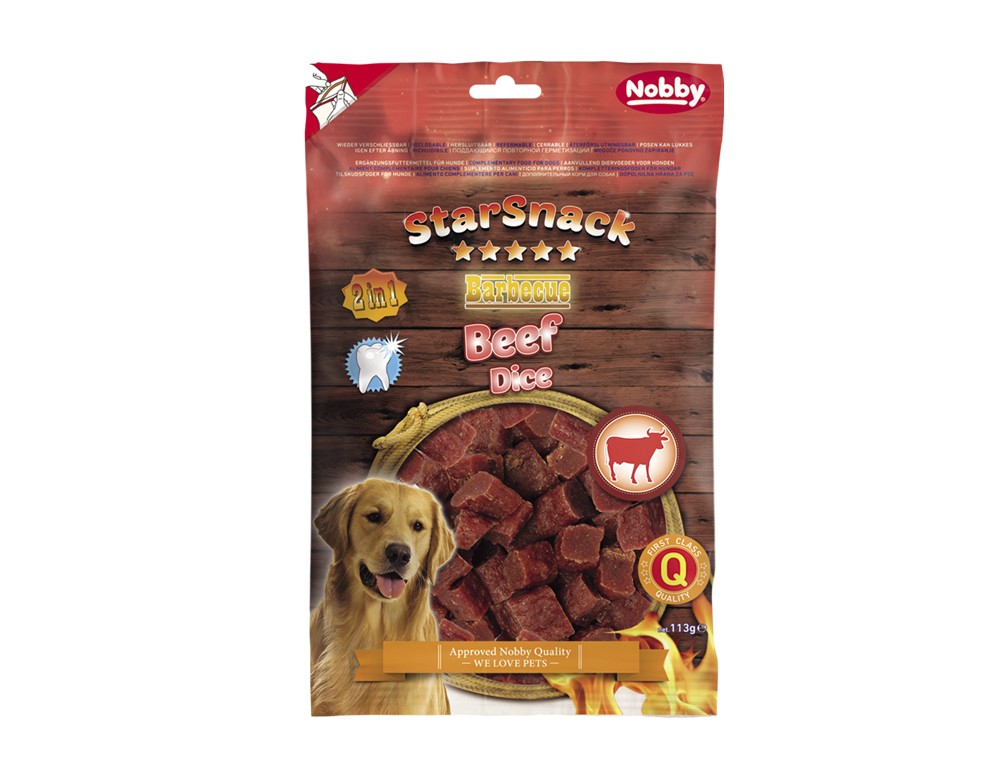 StarSnack Barbecue Cuburi de vita app. 113 g