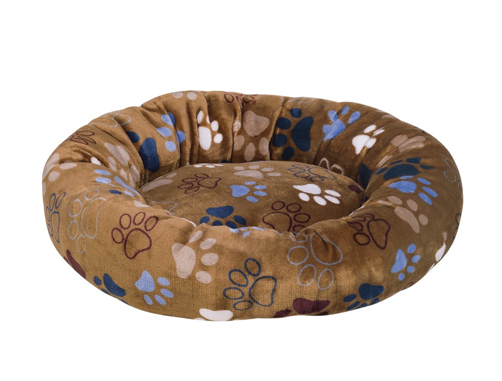 Patut pentru caini/pisici  Donut Classic "LISSI", maro, l x h: Ø 70 x 15 cm