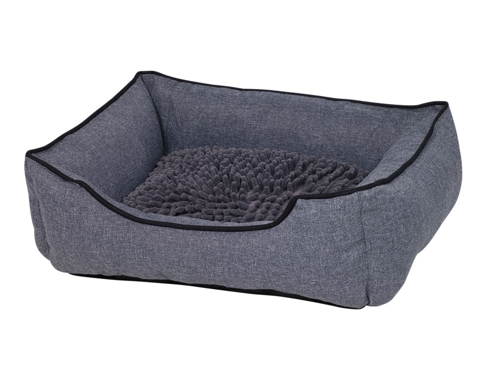 Patut pentru caini | Comfort  Classic "MOPPY" | l x w x h: 50 x 40 x 17 cm | gri