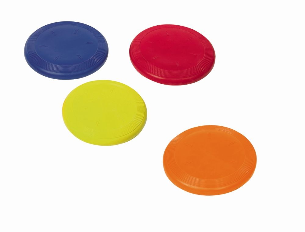 RUBBER DISK,ASSORTED COLOURES ? 19 CM