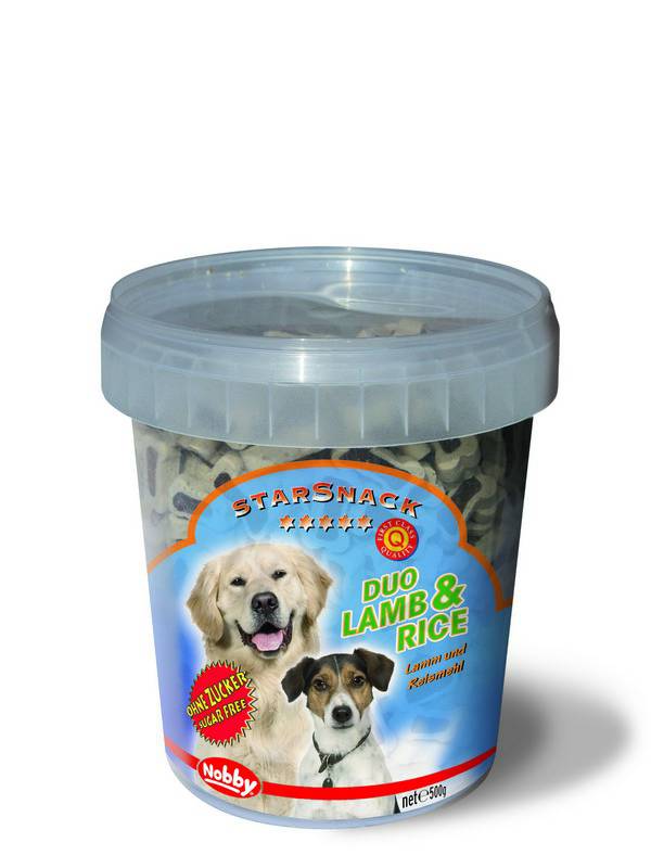 STARSNACK "DUO LAMB & RICE", CAN 500 G