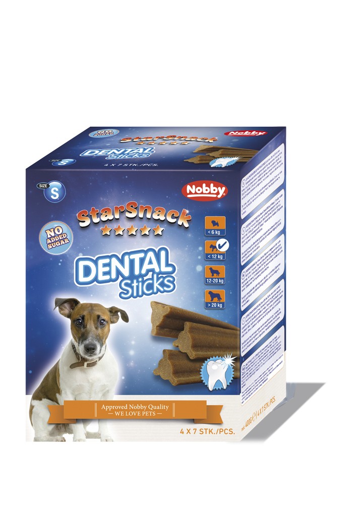 STARSNACK "DENTAL STICKS". SMALL; 28 PCS; 400 G