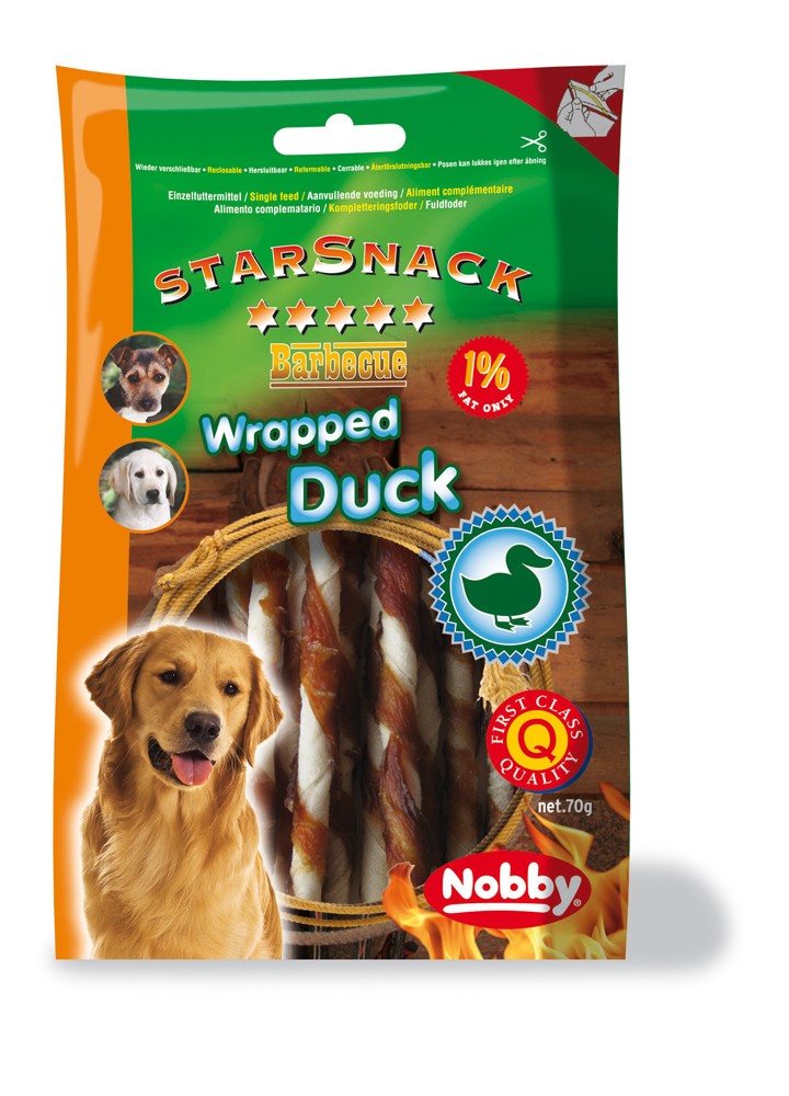 STARSNACK BARBECUE "WRAPPED DUCK", 70 G