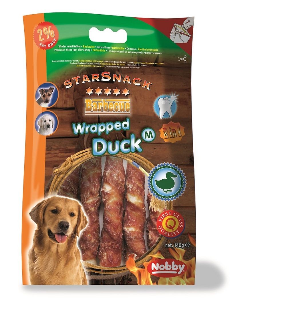 STARSNACK "WRAPPED DUCK", M, 140 G