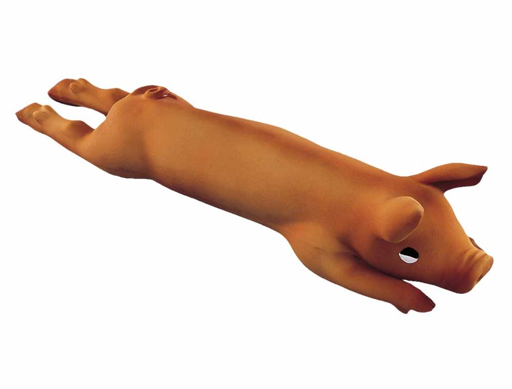 Jucarii caini | Jucarie din latex pentru caini | "Porc din latex" | 42 CM